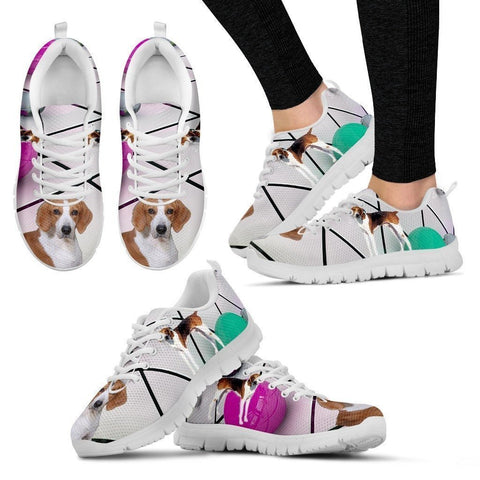 American Foxhound Dog Running Shoes For Women-Free Shipping-Paww-Printz-Merchandise