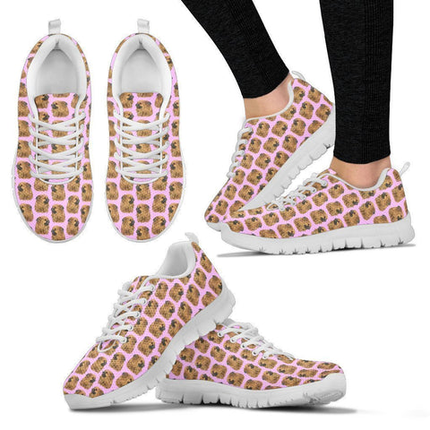 Tibetan Spaniel Pattern Print Sneakers For Women- Express Shipping-Paww-Printz-Merchandise