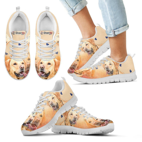 Labrador Retriever Print Running Shoes For Kids- Free Shipping-Paww-Printz-Merchandise