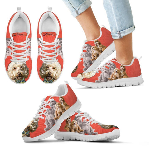Cute Labradoodle Print Running Shoes For Kids- Free Shipping-Paww-Printz-Merchandise