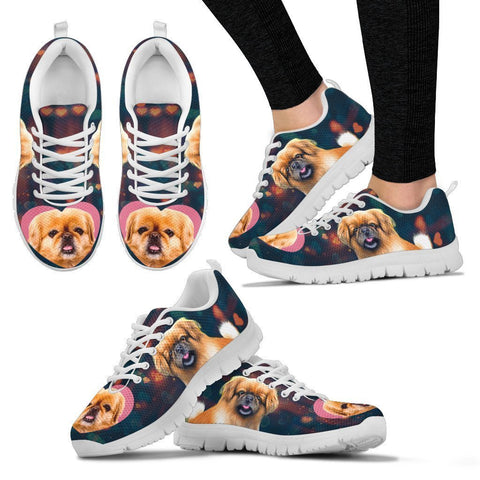 Valentine's Day Special-Pekingese Dog Print Running Shoes For Women-Free Shipping-Paww-Printz-Merchandise
