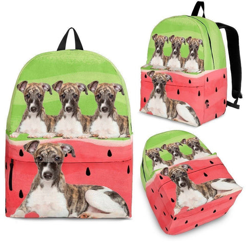 Whippet Dog Print Backpack-Express Shipping-Paww-Printz-Merchandise