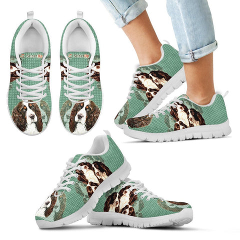 English Springer Spaniel Print-Kid's Running Shoes-Free Shipping-Paww-Printz-Merchandise