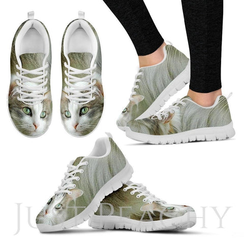 Ragamuffin Cat Print Running Shoes For Women-Free Shipping-Paww-Printz-Merchandise