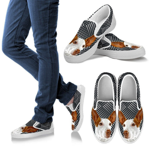 Ibizan Hound Dog Slip Ons For Women-Free Shipping-Paww-Printz-Merchandise