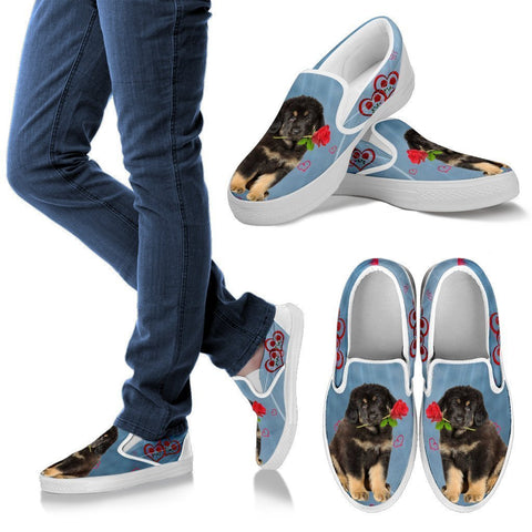 Valentine's Day Special-Tibetan Mastiff Print Slip Ons For Women-Free Shipping-Paww-Printz-Merchandise