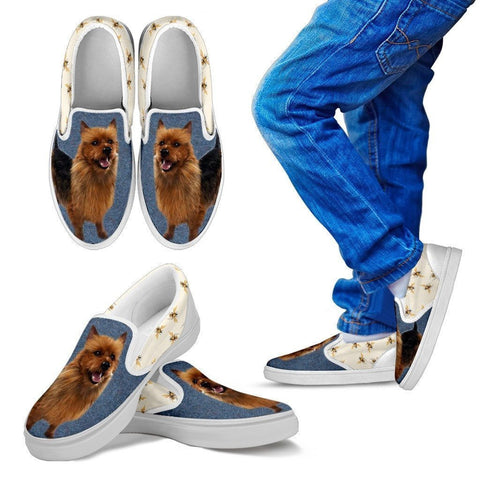 Australian Terrier Print Slip Ons For Kids-Express Shipping-Paww-Printz-Merchandise