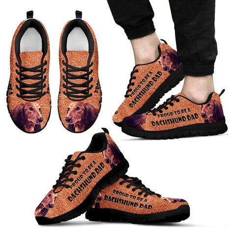 'Proud To Be A Dachshund Dad' Running Shoes For MenFather's Day Special