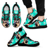 Paws Print German Shepherd (Black/White) Running Shoes For Men-Limited Edition-Express Shipping-Paww-Printz-Merchandise