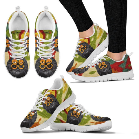 Affenpinscher Halloween Print Running Shoes For Women-Free Shipping-Paww-Printz-Merchandise