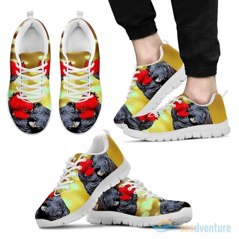 Gang-Gang Cockatoo Parrot Running Shoes For Men-Free Shipping Limited Edition-Paww-Printz-Merchandise
