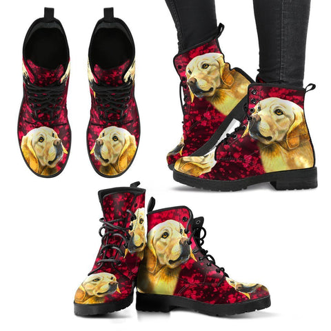 Valentine's Day Special-Labrador Retriever Print Boots For Women-Free Shipping-Paww-Printz-Merchandise