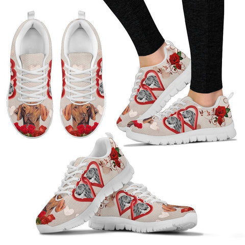Valentine's Day Special-Vizsla Dog Print Running Shoes For Women-Free Shipping-Paww-Printz-Merchandise