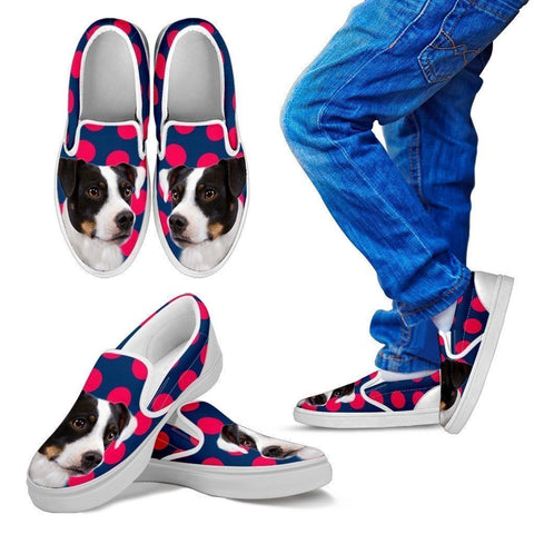 Danish Swedish Farmdog Print Slip Ons For Kids- Express Shipping-Paww-Printz-Merchandise