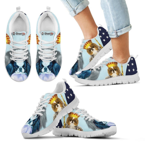 Japanese Chin Print Running Shoes For Kids- Free Shipping-Paww-Printz-Merchandise