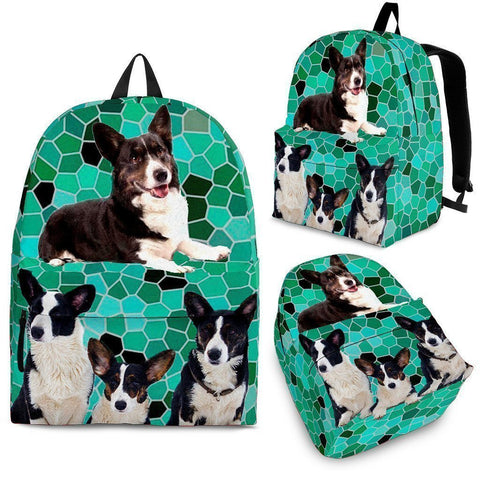 Cardigan Welsh Corgi Dog Print Backpack- Express Shipping-Paww-Printz-Merchandise