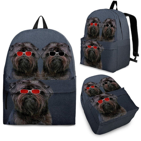 Affenpinscher Dog Print Backpack-Express Shipping-Paww-Printz-Merchandise