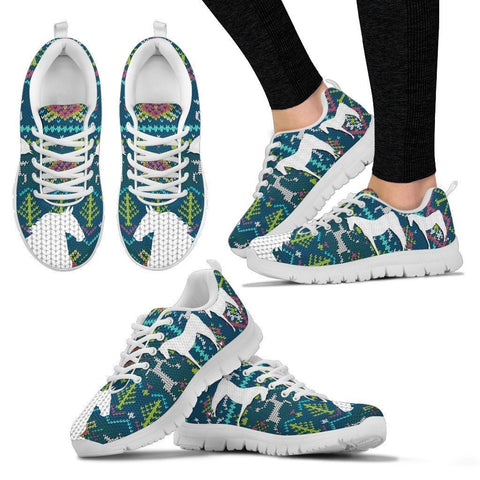 American Saddlebred Horse Christmas Running Shoes For Women- Free Shipping-Paww-Printz-Merchandise