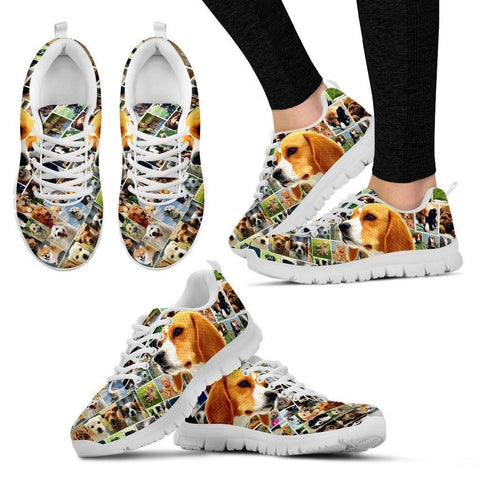 Lovely Beagle Print-Running Shoes For Women-Express Shipping-Paww-Printz-Merchandise