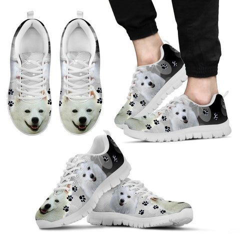 Cute American Eskimo Shoe For Men- Free Shipping-Paww-Printz-Merchandise