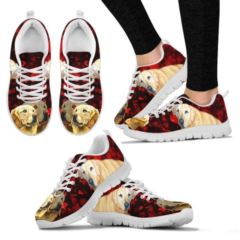 Valentine's Day Special-Labrador Retriever Print Running Shoes For Women-Free Shipping-Paww-Printz-Merchandise