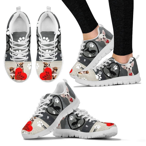 Valentine's Day Special-Chihuahua Dog Print Running Shoes For Women-Free Shipping-Paww-Printz-Merchandise