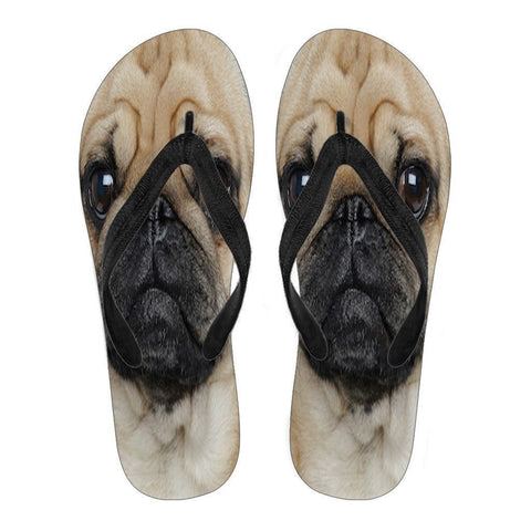Pug Flip Flops For Women-Free Shipping-Paww-Printz-Merchandise