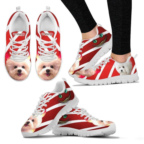 Bichon Frise Halloween Print Running Shoes For Women- Free Shipping-Paww-Printz-Merchandise