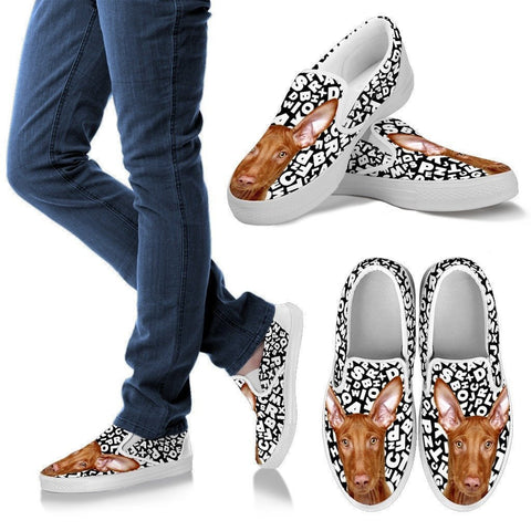 Pharaoh Hound Dog Print Slip Ons For Women-Express Shipping-Paww-Printz-Merchandise
