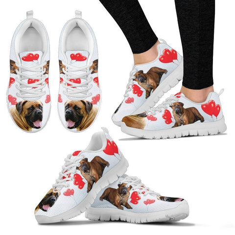 Valentine's Day Special-South African Boerboel Print Running Shoes For Women-Free Shipping-Paww-Printz-Merchandise