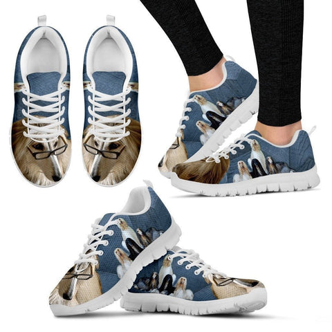 Afghan Hound Dog Running Shoes For Women-Free Shipping-Paww-Printz-Merchandise