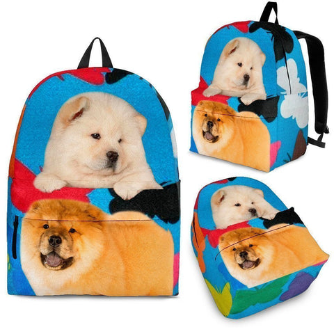 Chow Chow Dog Print Backpack-Express Shipping-Paww-Printz-Merchandise
