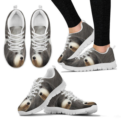 Bearded Collie Dog Print Running Shoes For Women-Free Shipping-Paww-Printz-Merchandise