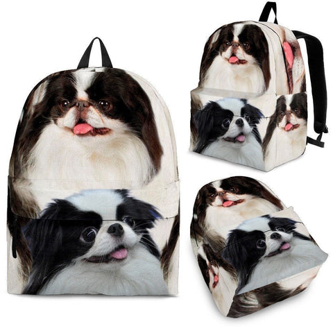 Japanese Chin Print Backpack- Express Shipping-Paww-Printz-Merchandise