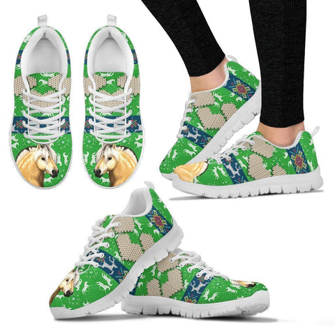 Fjord Horse Christmas Running Shoes For Women- Free Shipping-Paww-Printz-Merchandise