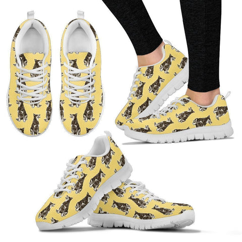 Australian Cattle Dog Pattern Print Sneakers For Women- Express Shipping-Paww-Printz-Merchandise