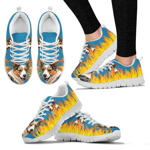Cardigan Welsh Corgi Print Running Shoes For Women-Free Shipping-Paww-Printz-Merchandise