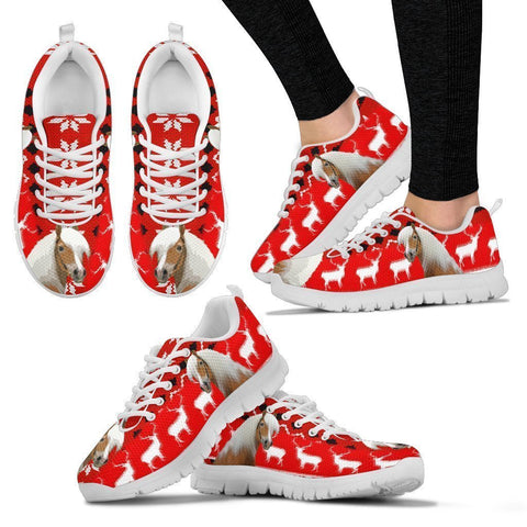 Haflinger Horse Christmas Running Shoes For Women- Free Shipping-Paww-Printz-Merchandise