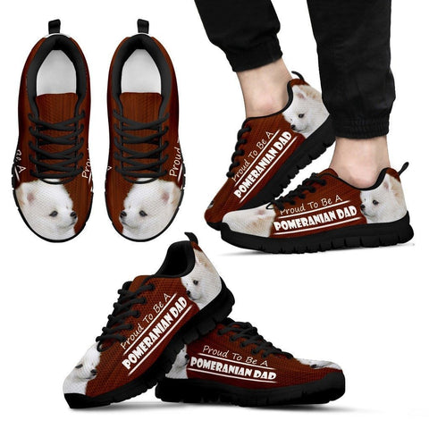 'Proud To Be A Pomeranian Dad' Running Shoes For MenFather's Day Special