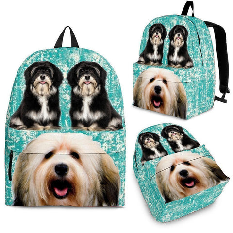 Havanese Dog Print Backpack-Express Shipping-Paww-Printz-Merchandise