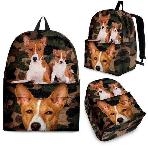 Basenji Dog Print Backpack-Express Shipping-Paww-Printz-Merchandise