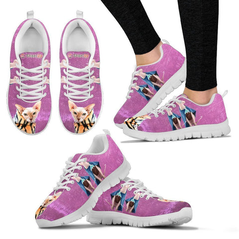 Sphynx Cat (Halloween) Print-Running Shoes For Women/Kids-Free Shipping-Paww-Printz-Merchandise