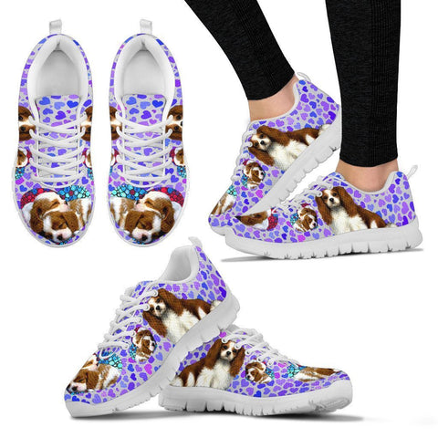 Valentine's Day Special-Cavalier King Charles Spaniel Print Running Shoes For Women-Free Shipping-Paww-Printz-Merchandise