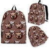 Norwegian Elkhound Dog Print Backpack-Express Shipping-Paww-Printz-Merchandise