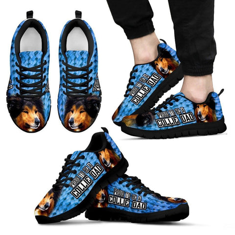'Proud To Be A Collie Dad' Running Shoes For MenFather's Day Special