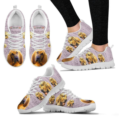 Amazing Bloodhound Dog-Women's Running Shoes-Free Shipping-Paww-Printz-Merchandise