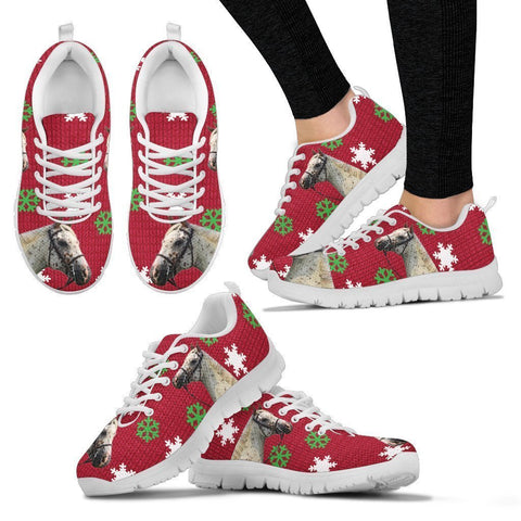 Appaloosa Horse Print Christmas Running Shoes For Women-Free Shipping-Paww-Printz-Merchandise
