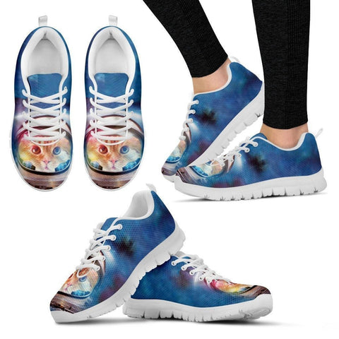 Galaxy Space Cat Running Shoes(Men/Women)-3D Print-Free Shipping-Paww-Printz-Merchandise