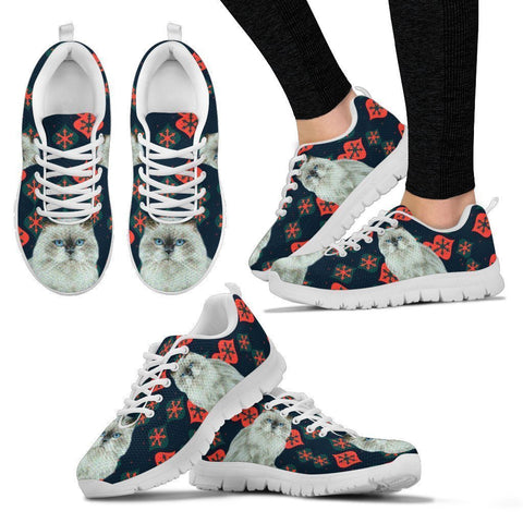 Himalayan Cat Christmas Print Running Shoes For Women-Free Shipping-Paww-Printz-Merchandise