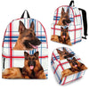 German Shepherd Dog Print Backpack-Express Shipping-Paww-Printz-Merchandise